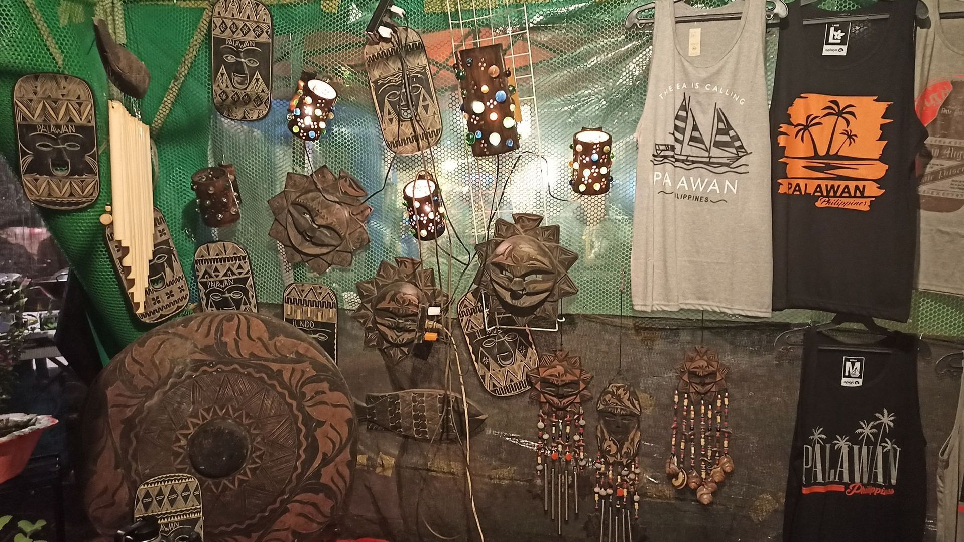 Local crafts in Puerto Princesa Palawan
