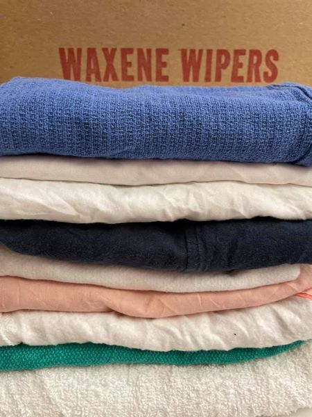 Stack Of Wiping Rags — Wichita, KS — Waxene Products Co.