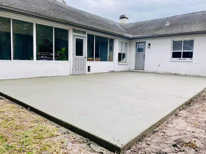 Concrete Patio | Lutz, FL | KJK Concrete Finishing