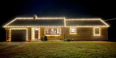 holiday lighting, christmas light installations, west & central ma, ginger cat sealcoating