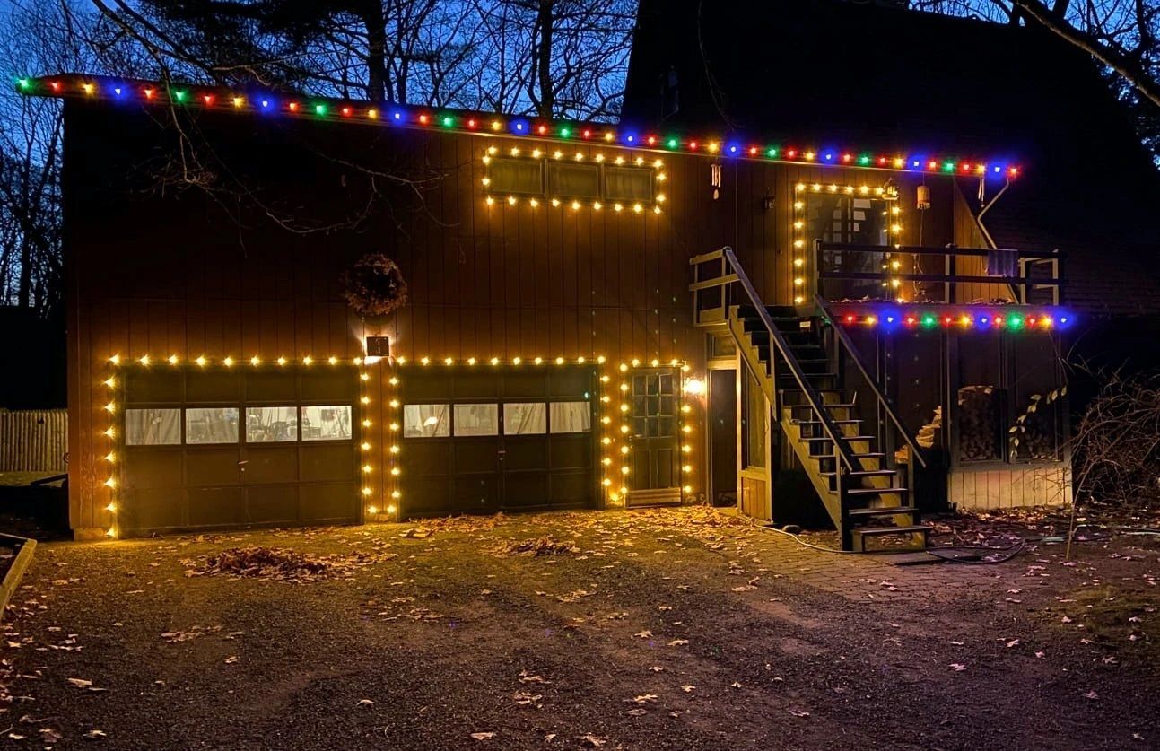 Christmas Lights West & Central MA Ginger Cat Sealcoating