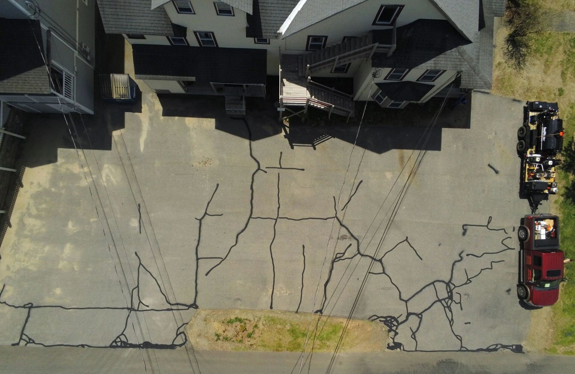 Crack Sealing Central & West MA Ginger Cat Sealcoating