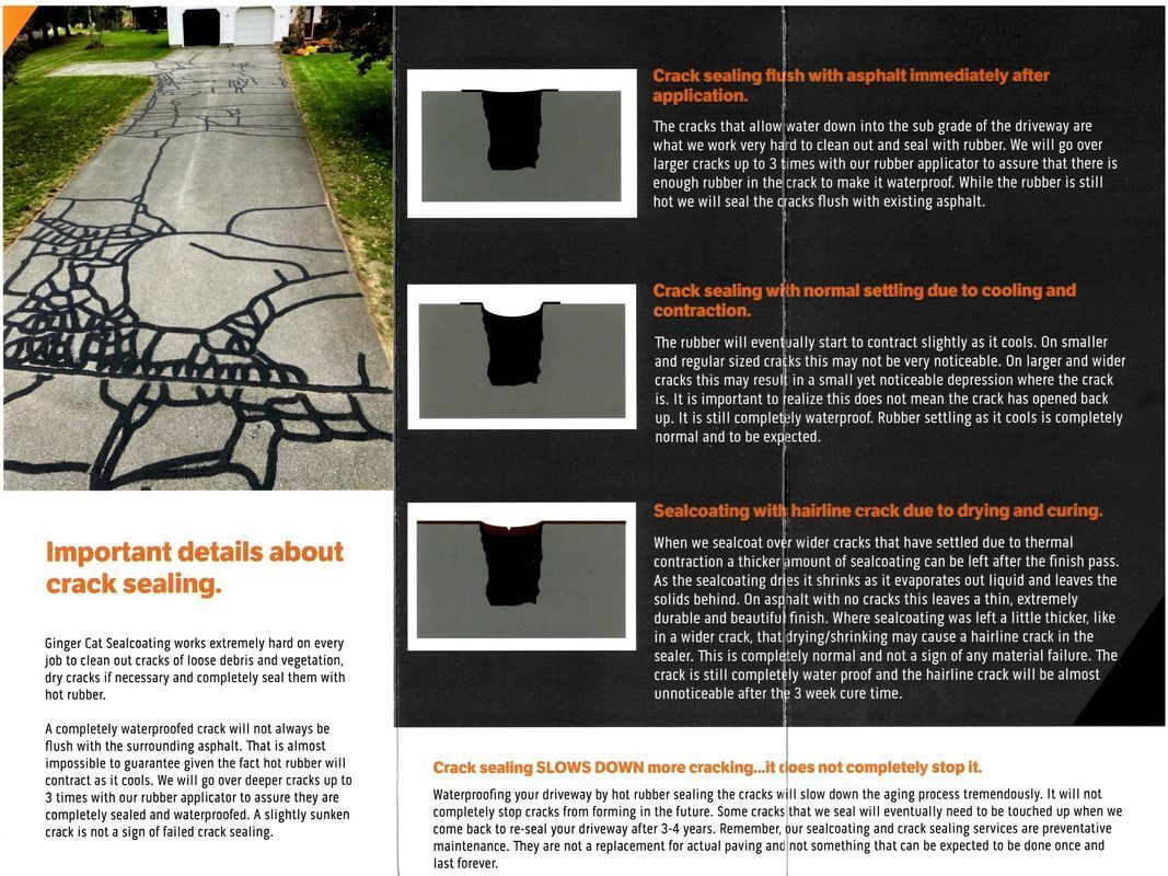 After Care Tips Ginger Cat Sealcoating, West & Central MA