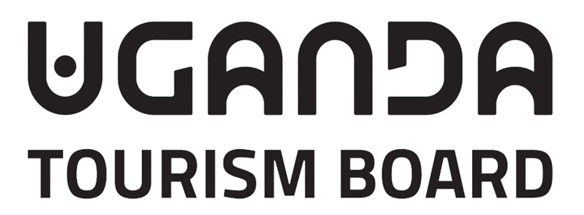 Logo of Uganda Tourism Board. Black text on white background.