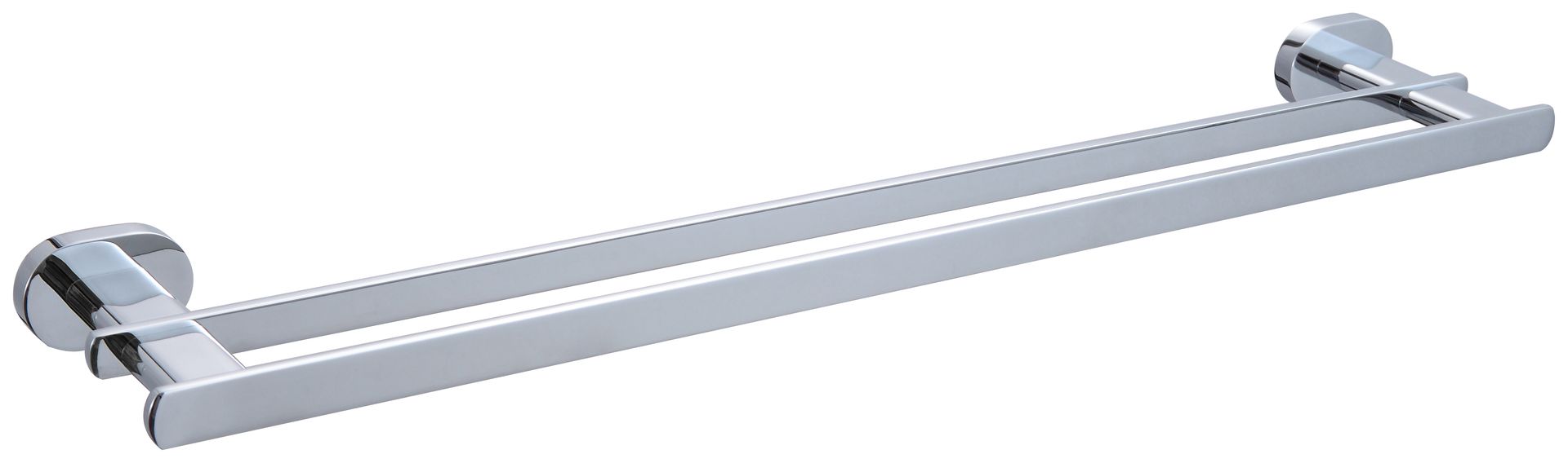 Silver curved faucet