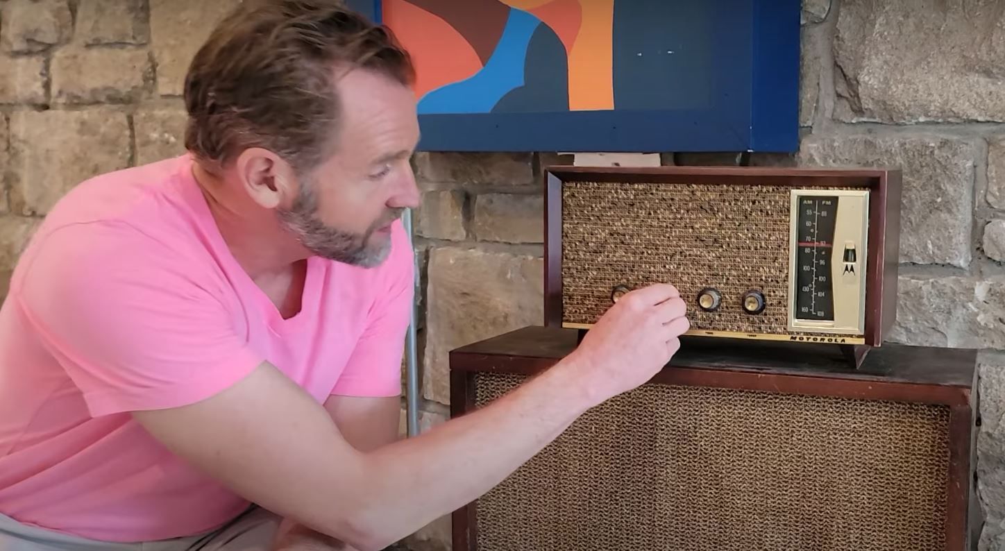 1950's radio from a house that we purchased in Kansas city