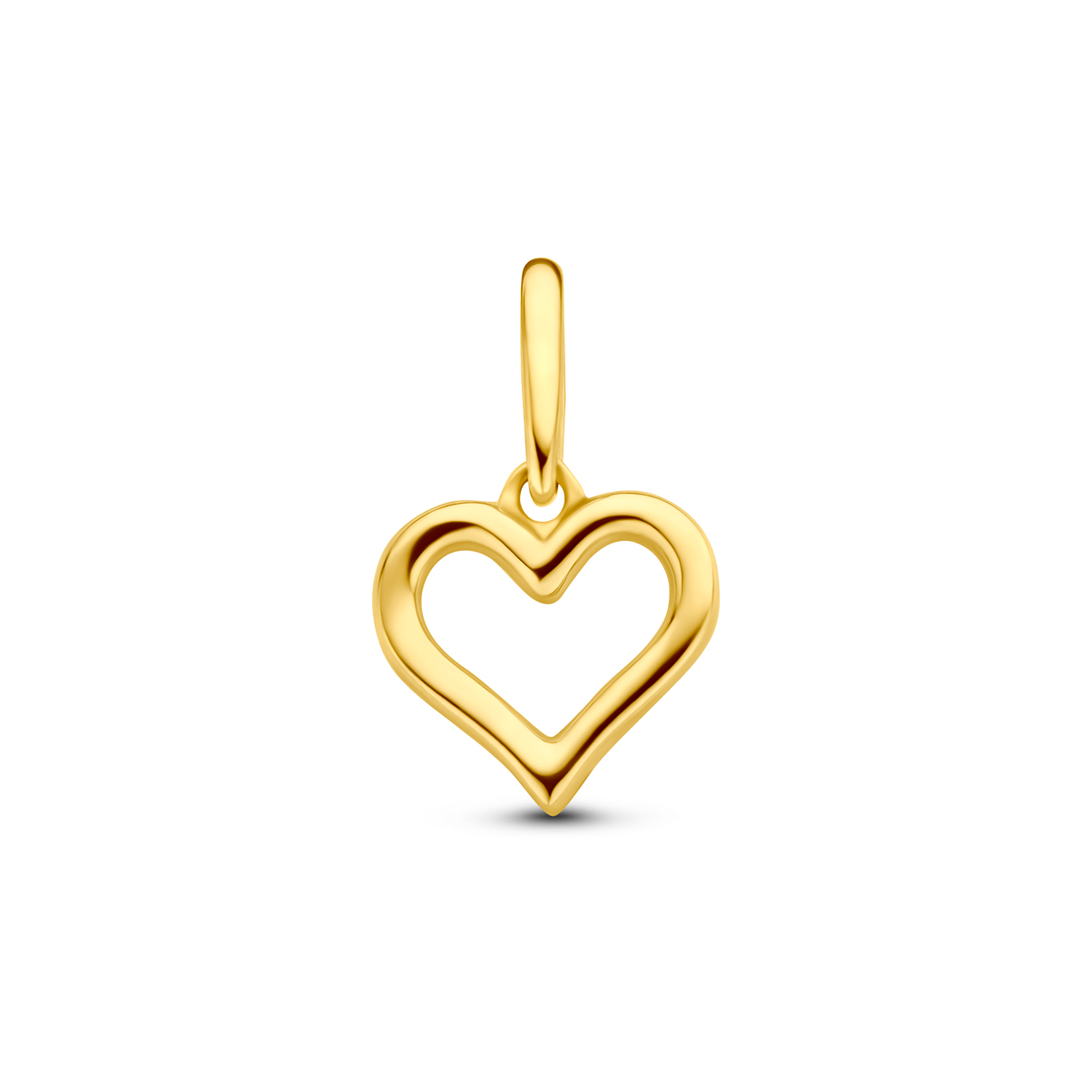 Geelgouden harthanger