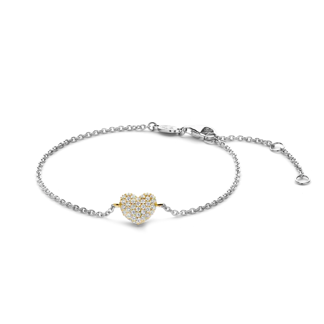 TI SENTO ARMBAND hart VERGULD 2885ZY