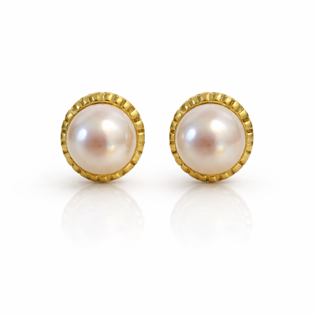 Parel oorsteker 14k goud Juwelier Schouten Middenwaard