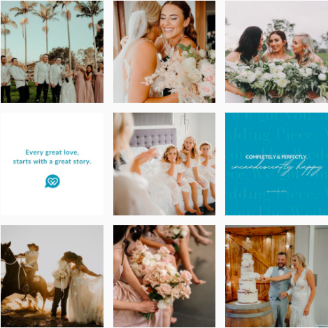 Apex Ad Agency's social media marketing: Check out awesome pics from the Wedding Piece app – making weddings unforgettable!