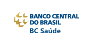 Logo of Banco Central do Brasil, with gold emblem and blue text: 