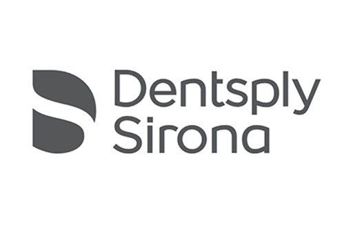 Logotipo da Dentsply Sirona com um símbolo