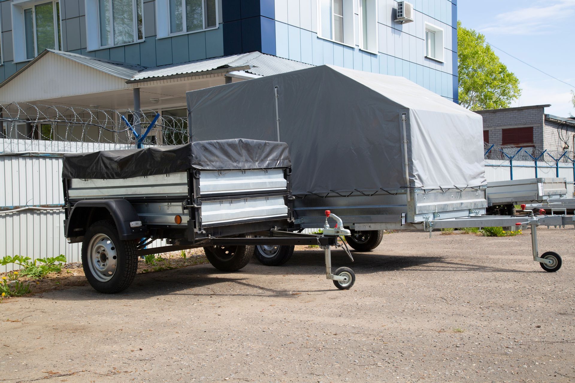 Orange Flatbed Truck on a Road, a White Van in the Distance — GC Custom Fabrication in Molendinar, QLD