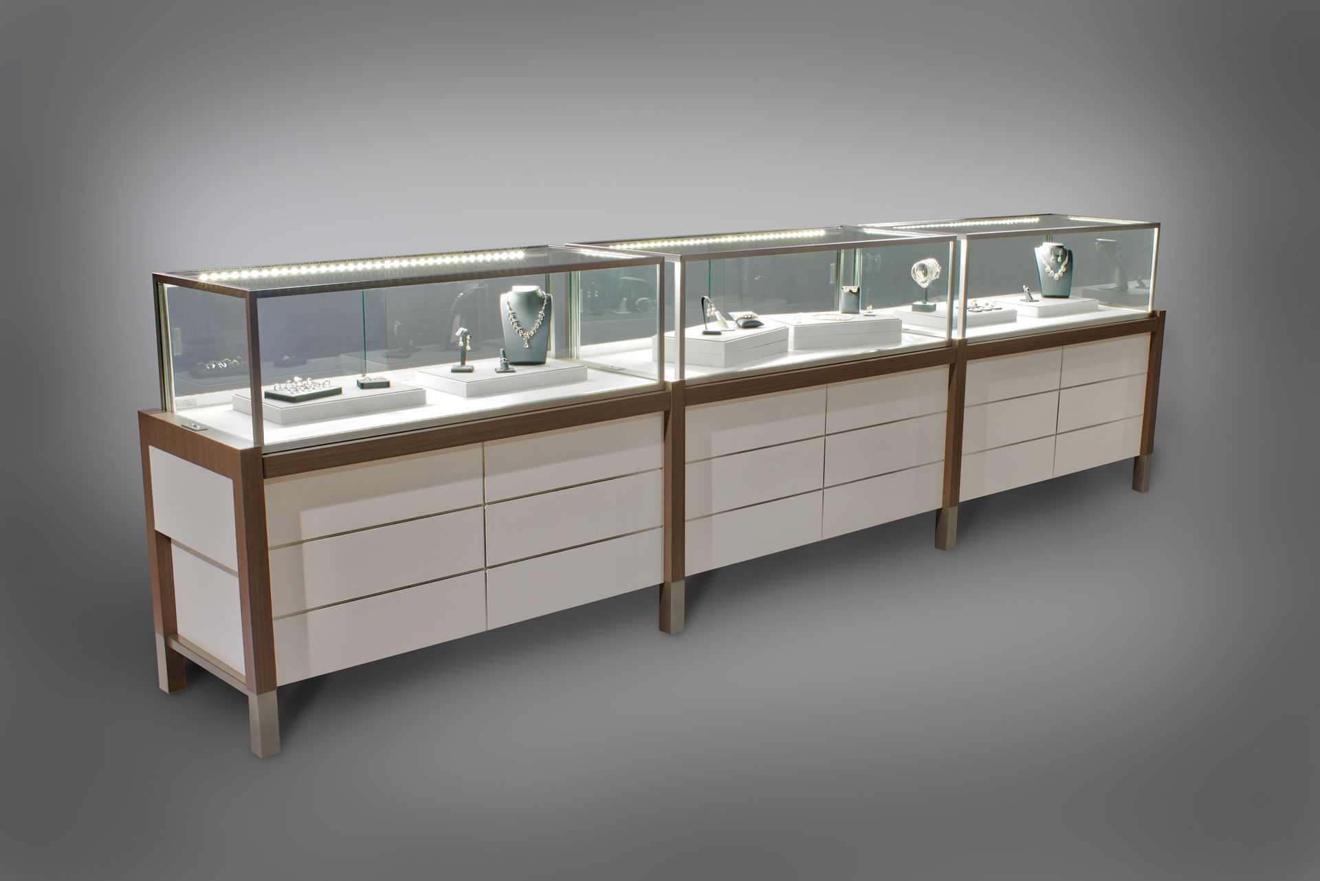 Витрины для ювелирного магазина. Wholesale Showcase 3d. Furniture Factory