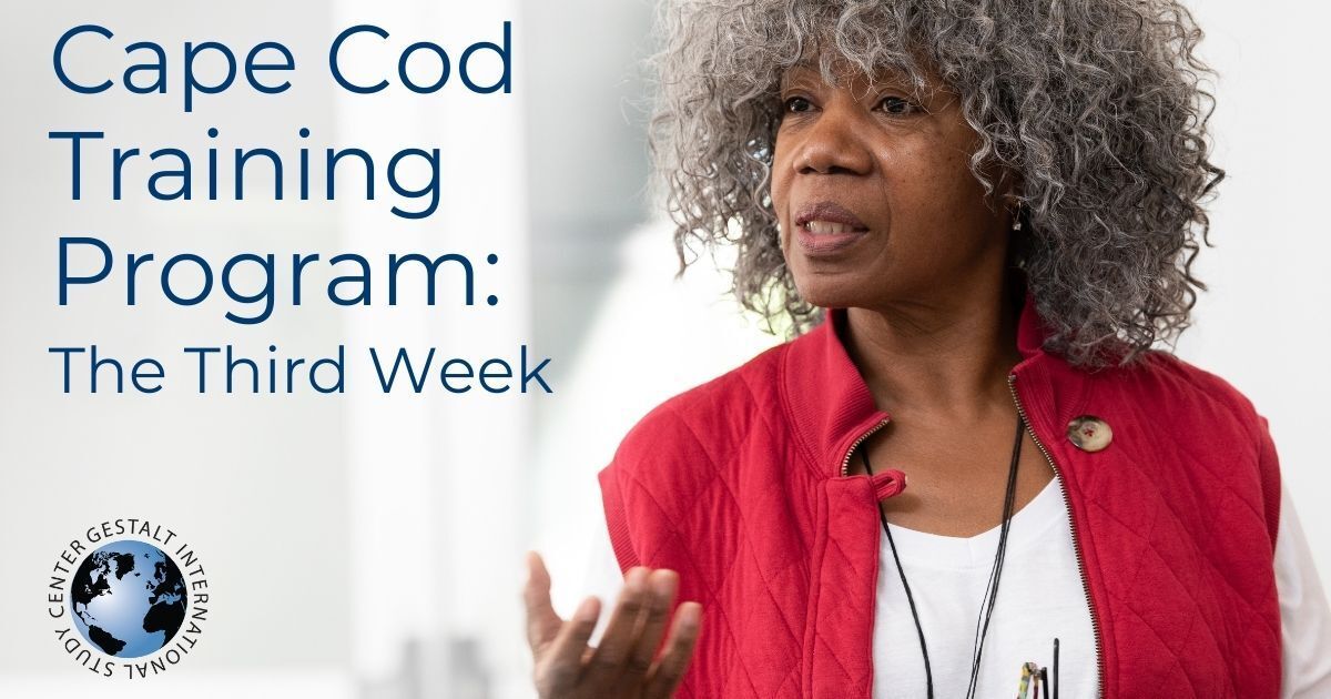 Cape Cod Training Program The Third Week