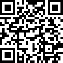 QR code: black and white pattern for digital data.