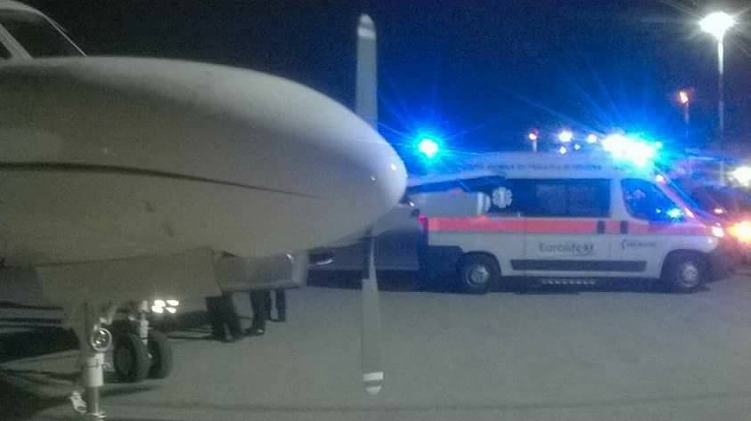 ambulanza in aeroporto