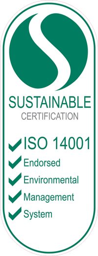 A sustainable certification iso 14001 endorsed environmental management system