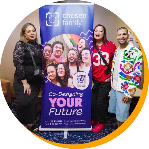 People standing by a 