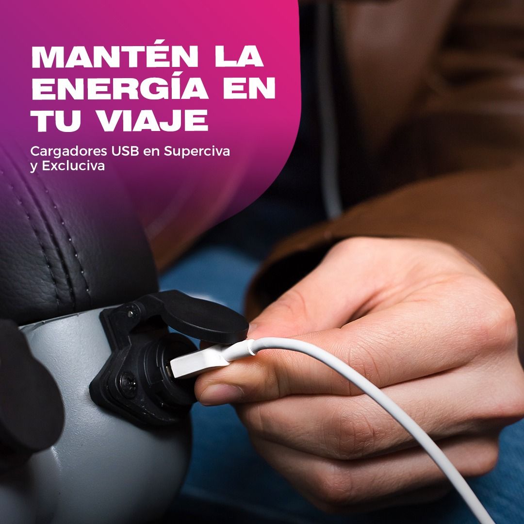 Mantén la energía en tu viaje