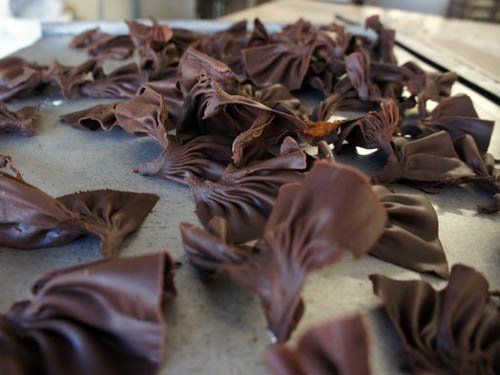 Scaglie di cioccolato per decorazione