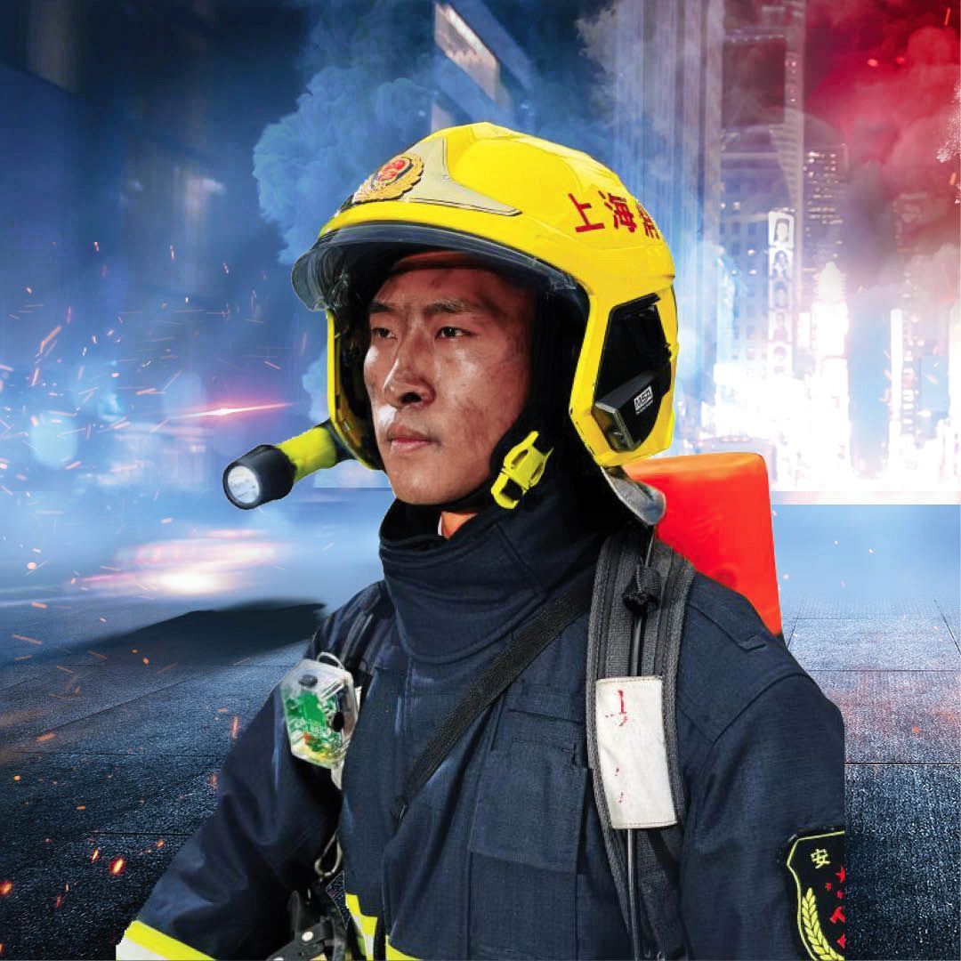 Frontline Shanghai, firefighters at work.