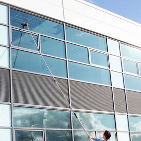 Office window cleaning