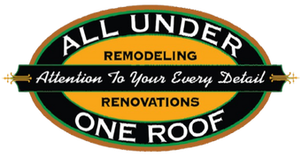 A logo for all under remodeling renovations one roof