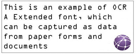 Optical Character Recognition (OCR) is easier to capture the data from, if certain fonts are used.