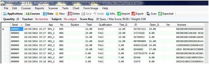 We recommend EdumetricPlus OMR software as the basis of any OMR data capture project. The results and reports generated by it are world class.