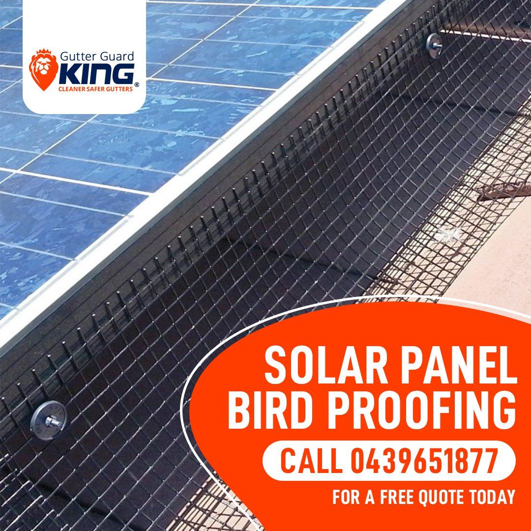 solar panel bird proofing