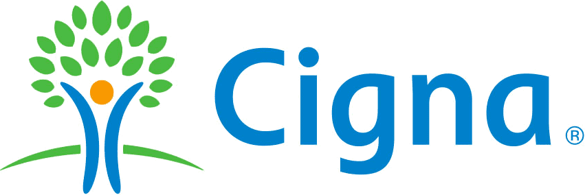 Cigna logo: a blue 