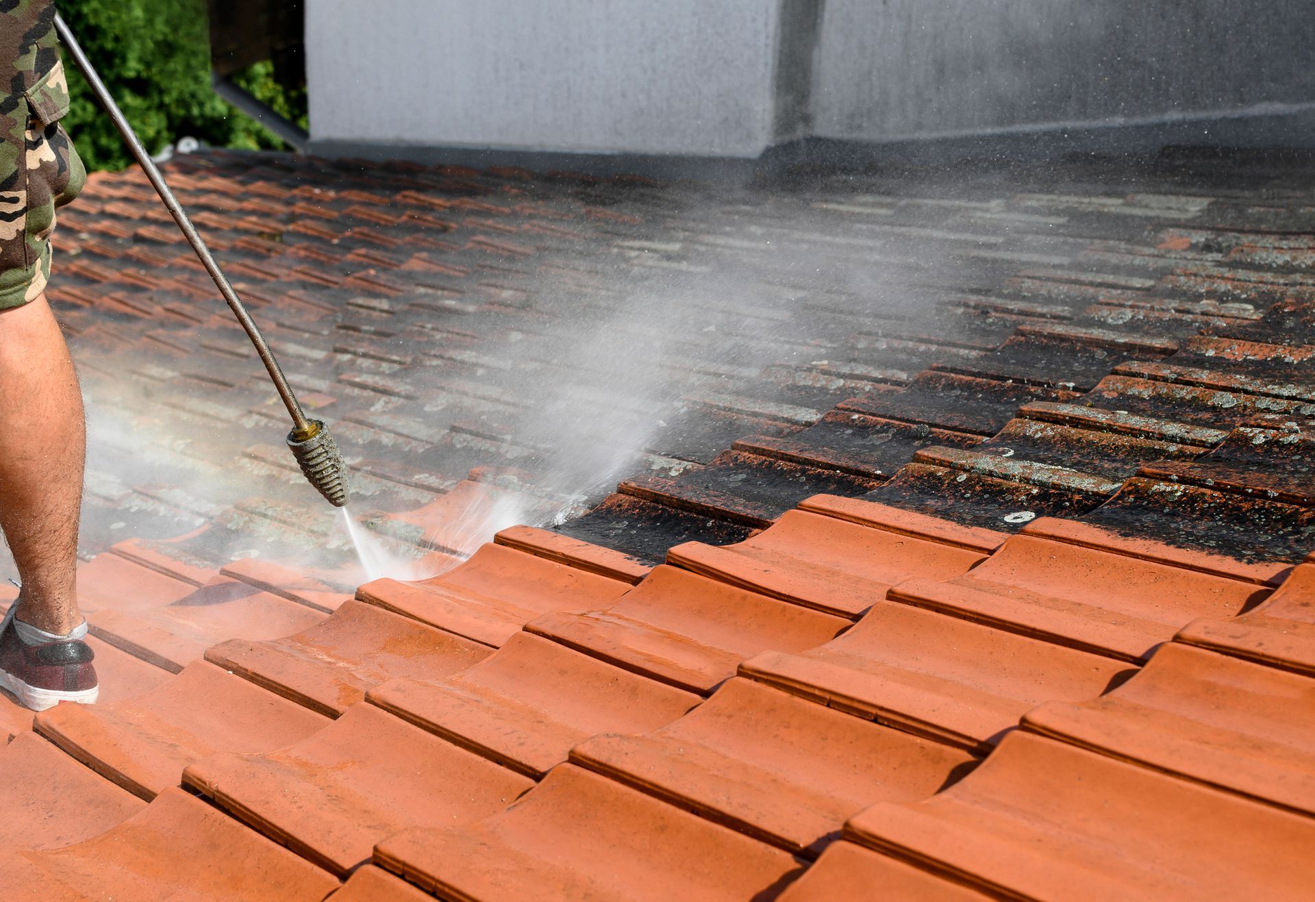 Rooftop Washing — Harrison, OH — Roth Pressure Cleaning Services