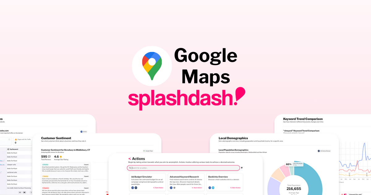 Google Maps Integration | Location Data in SplashDash
