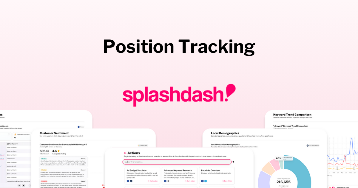 Position Tracking | Keyword Ranking Monitor
