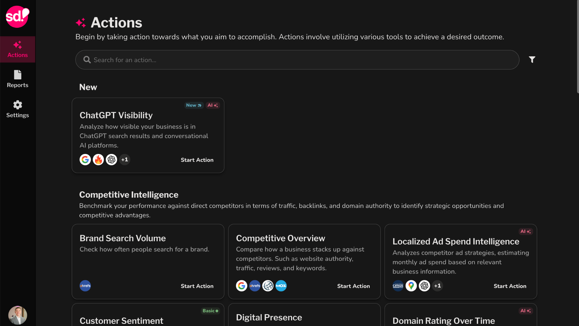 run your first report within the splashdash platform