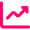 Line graph pointing up