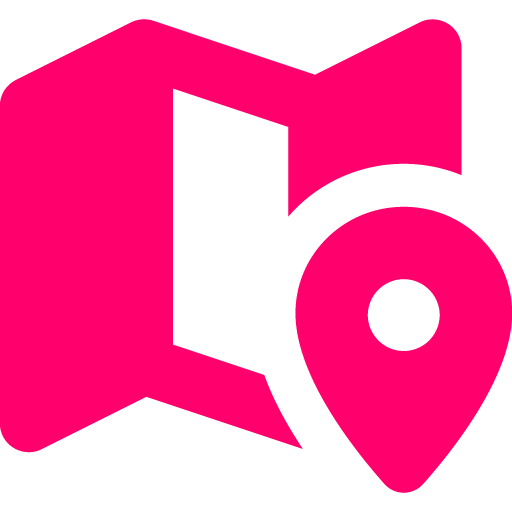 Map with location pin