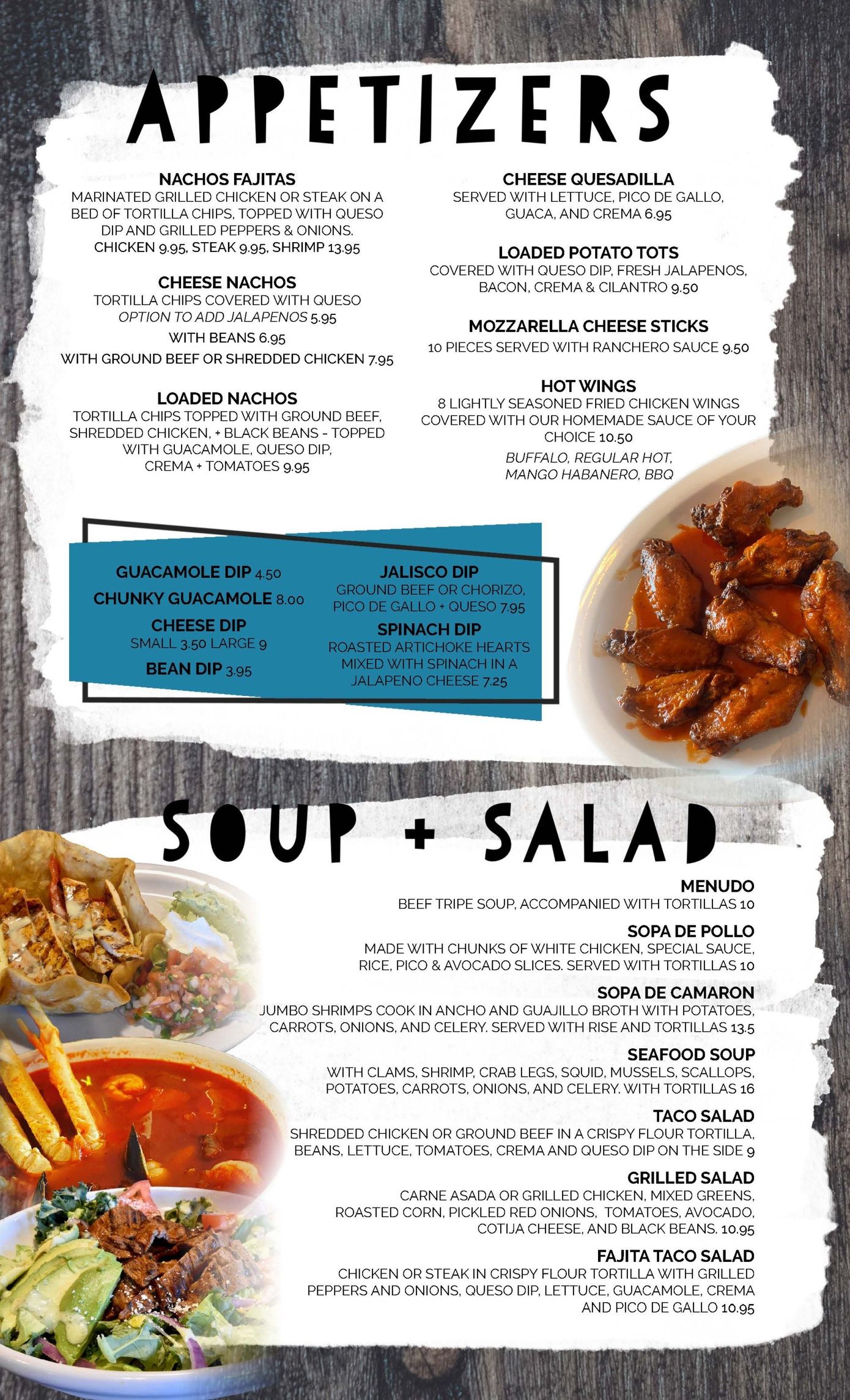 Menu St. Peters, MO Mi Mexico Lindo Mexican Grill