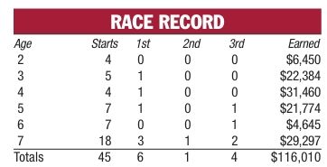 Tapidor race record