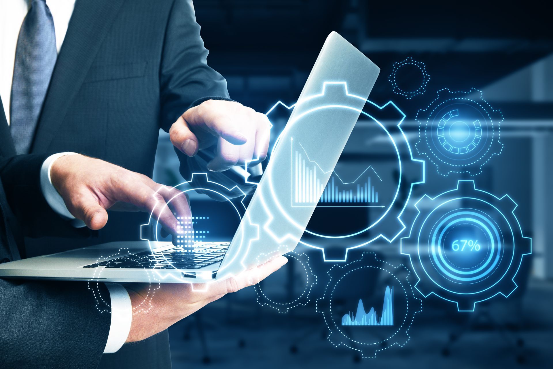 Ao automatizar o ciclo completo da análise de dados, as empresas conseguem lidar em grandes volumes.