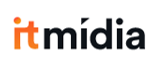 Um close do logotipo da IT Media em um fundo branco.
