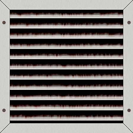 Square vent with horizontal slats