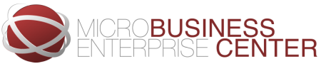 a logo for the microbusiness enterprise center