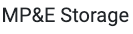 MP&E Storage text in a simple, sans-serif font.