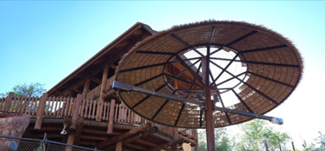 A&A Engineering - Rotating giraffe feeder and foundation system image 1