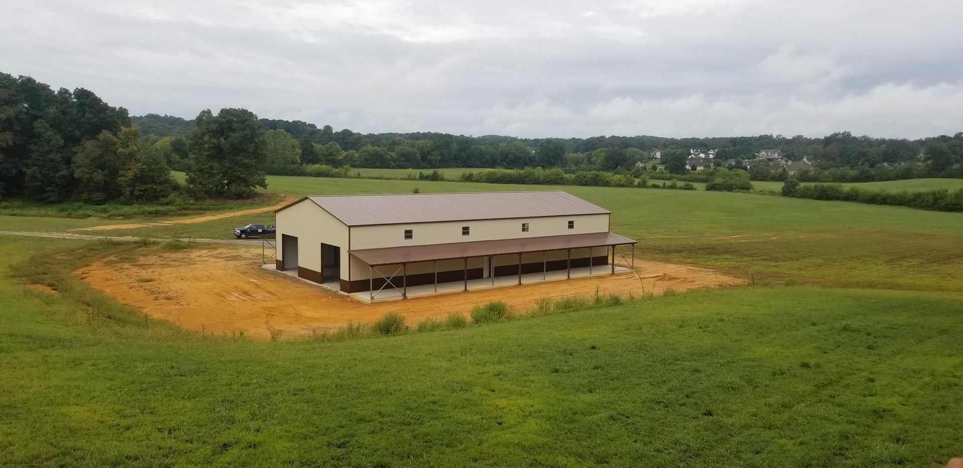 A&A Engineering - Large Building with 2 Lean-Tos - one partially enclosed and one fully open image 2