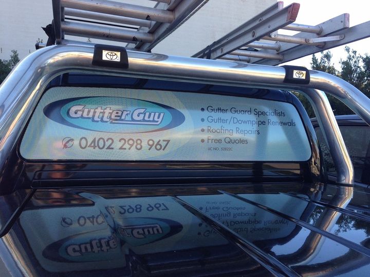 Gutter Guy NSW company vehicle