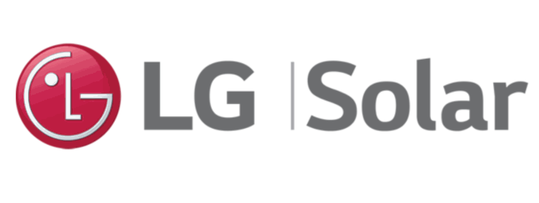 Logo LG Solar: logo rosso e circolare con la scritta 