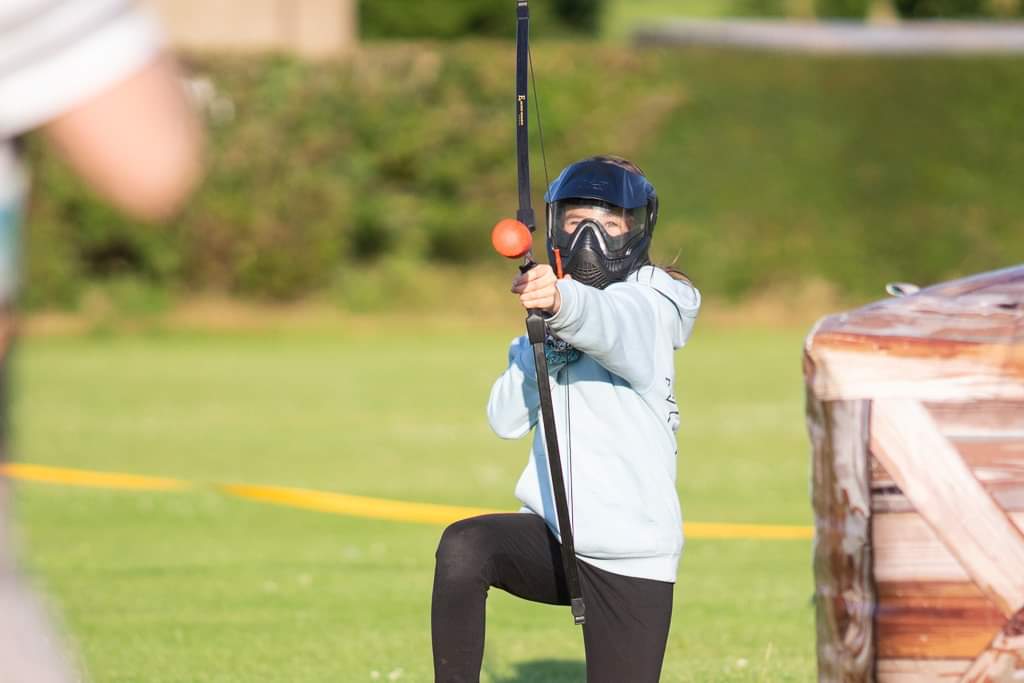 Combat archery in schools girl